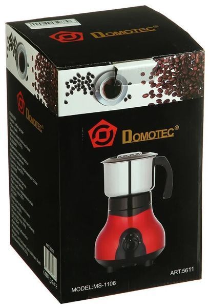 Кофемолка электрическая (измельчитель) Domotec MS-1108 220V 250W (2_009596) 2_009596 фото