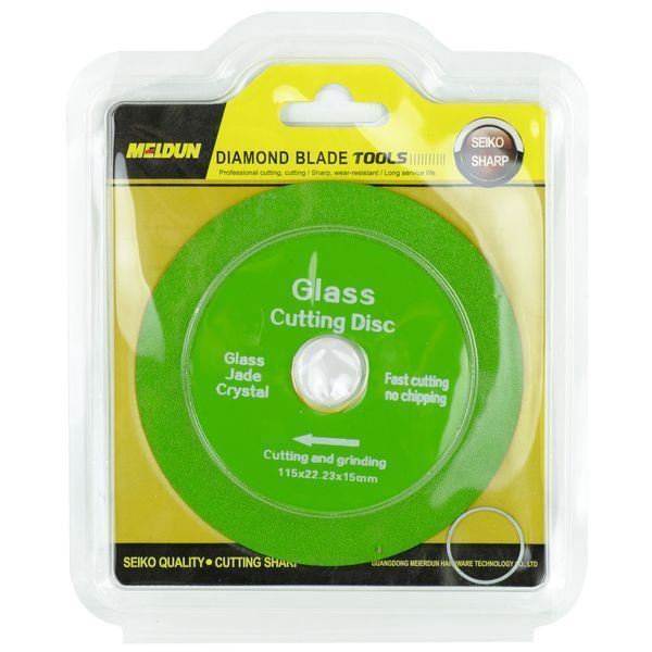 Диск алмазний для різання скла та керамічної плитки Glass Cutting Disc GCD-17 115х15х22.23 мм Green (3_05831) 3_05831 фото