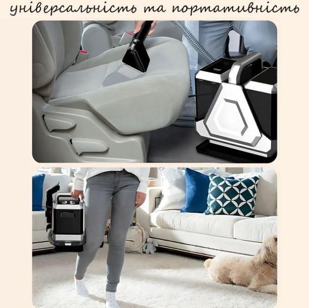 Пароочиститель Hoffmans HM-9088 для мебели и авто 800W Grey-Black (3_07391) 3_07391 фото