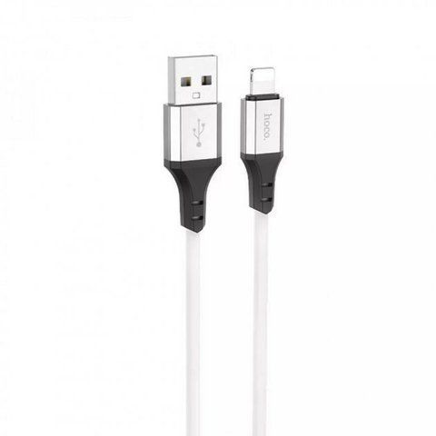 Кабель синхронизации Hoco X86 USB - Lightning 2.4А 1 м White (3_05481) 3_05481 фото