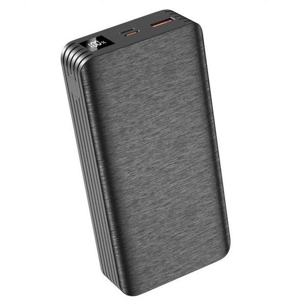 Зовнішній акумулятор Power Bank DC DP-F22 QC 22.5W 20W USB Type-C 20000 mAh Black (3_04058) 3_04058 фото