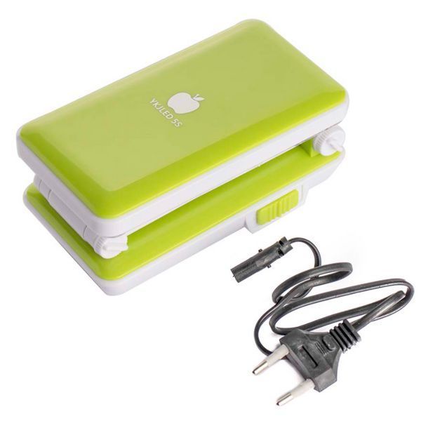 Настольная светодиодная лампа TOPWELL 1019 аккумуляторная 1200mAh 24LED Green (3_00924) 3_00924 фото
