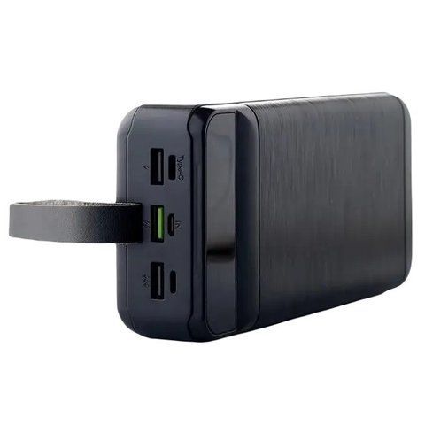 Зовнішній акумулятор Power Bank DC DP-40 QC22.5W PD20W 2xUSB Type-C 40000 mAh Black (3_04059) 3_04059 фото
