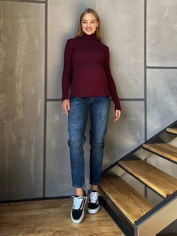 Джинси для вагітних WOW MOM Варка Сині 36 (3851) 3581_36 фото