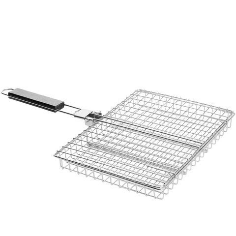 Решетка-корзина для гриля RIAS BB-32 закрывающаяся 46.5&times;32 см Black (3_08555) 3_08555 фото