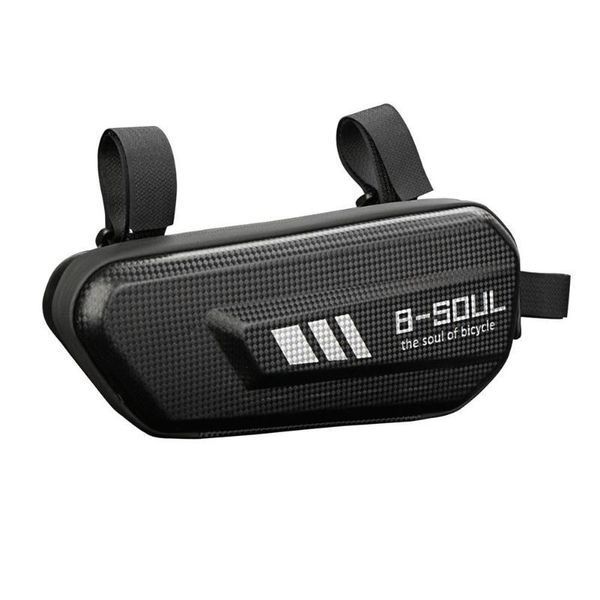 Велосумка B-Soul BAO-010 трикутна водовідштовхувальна 27x12x7 см Black (3_08337) 3_08337 фото