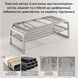 Лавка для взуття RIAS NA71-80 з м'яким сидінням та полицею 80x35x42 см Black (3_08150) 3_08150 фото 6