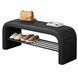 Лавка для взуття RIAS NA71-80 з м'яким сидінням та полицею 80x35x42 см Black (3_08150) 3_08150 фото 2