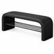Лавка для взуття RIAS NA71-80 з м'яким сидінням та полицею 80x35x42 см Black (3_08150) 3_08150 фото 3