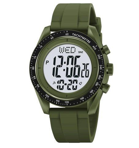 Наручные часы Skmei 2045AG с подсветкой и водонепроницаемым корпусом Army Green (7_02974) 7_02974 фото