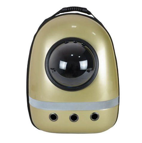 Рюкзак для перенесення домашніх тварин CosmoPet CP-87 з ілюмінатором 38х28х20см Gold (3_06111) 3_06111 фото