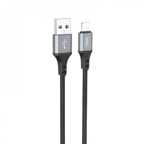 Кабель синхронизации Hoco X86 USB - Lightning 2.4А 1 м Black (3_05484) 3_05484 фото