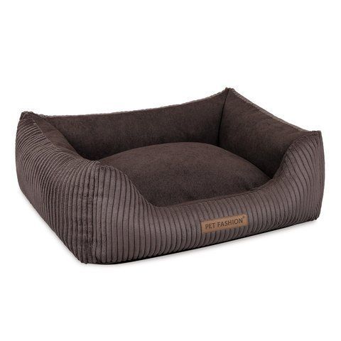 Лежак Pet Fashion DEVID для собак шоколадний 62*50*19 (8_00010) 8_00010 фото