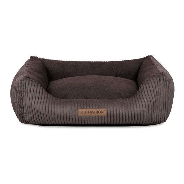 Лежак Pet Fashion DEVID для собак шоколадний 62*50*19 8_00010 фото