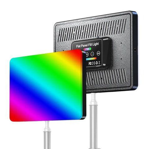 Студійна світлодіодна LED лампа RIAS F99 RGB 22.5х16см від мережі 220V 40W з Пультом ДУ (3_06244) 3_06244 фото