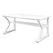Комп'ютерний стіл RIAS A657B-160 з металевим каркасом 160x60x75 см White (3_08200) 3_08200 фото 1