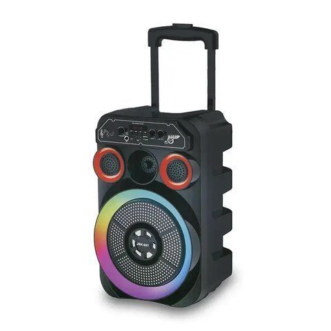 Портативная Bluetooth колонка RIAS JBK-807 8" RGB чемодан с караоке 2400 mAh 10W Black (3_05114) 3_05114 фото
