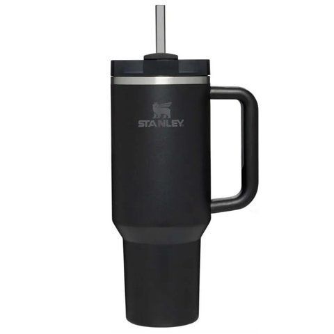 Термокружка Stanley Quencher H2.0 Tumbler с трубочкой 1180ml Black (3_06665) 3_06665 фото