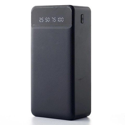 Зовнішній акумулятор Power Bank DC DP-33 USB Type-C 30000 mAh із кабелями microUSB+Type-C+Lightning Black 3_04063 фото