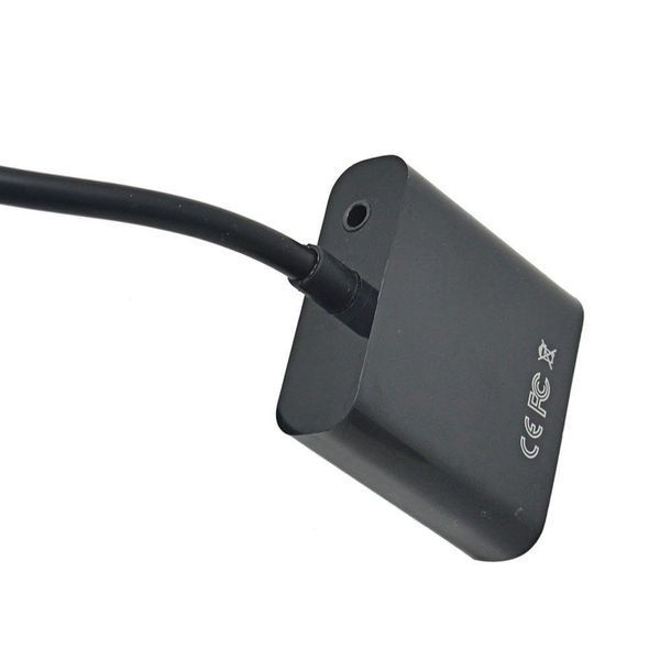 Адаптер конвертер видео - аудио HDMI - VGA RIAS 1080P Black (3_6469) 3_6469 фото