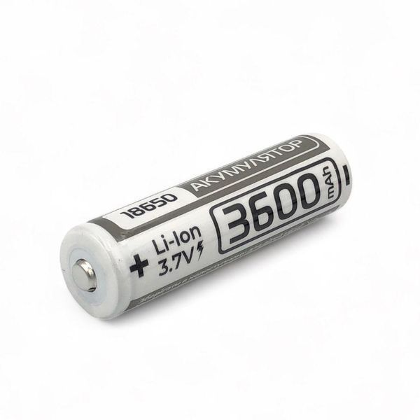Акумулятор батарея Rablex 18650 Li-ion 3600mAh 3.7V Grey 1 шт (7_01631) 7_01631 фото