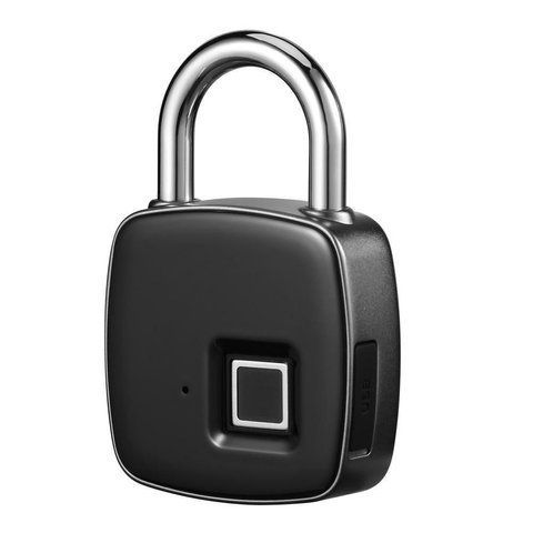 Водонепроницаемы умный замок, навесной с отпечатком пальца Lock AnyTek P3 (3_01236) 3_01236 фото