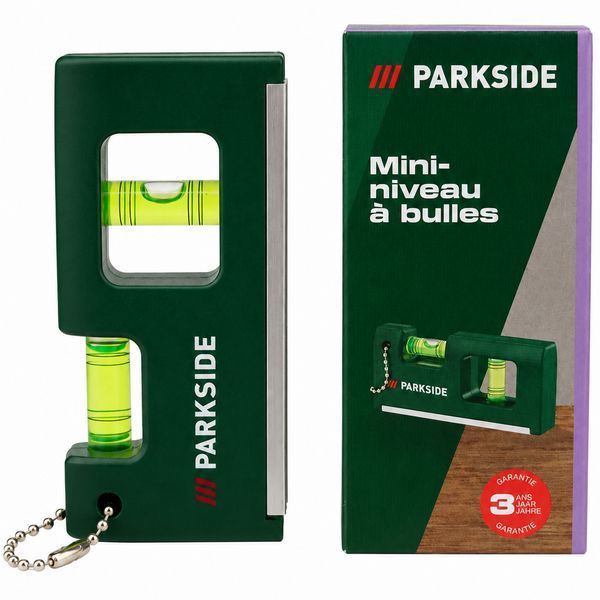 Міні-рівень Parkside HG12737D 2 бульбашкові колби 10 см Black (3_08509) 3_08509 фото