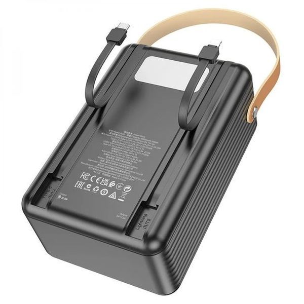 Внешний аккумулятор Power Bank Borofone BJ32 PD 20W+QC3.0 3xUSB+Type-C+Lightning 80000 mAh Black (7_01294) 7_01294 фото