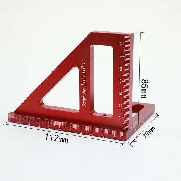 Разметочный столярный угольник US-112 3D Red (3_06046) 3_06046 фото