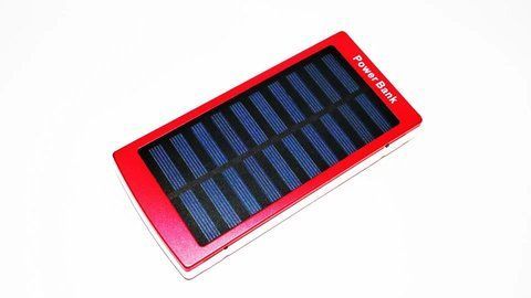 Внешний аккумулятор Power Bank RIAS R-83 c солнечной батареей 30000 mAh Red (4_00088) 4_00088 фото