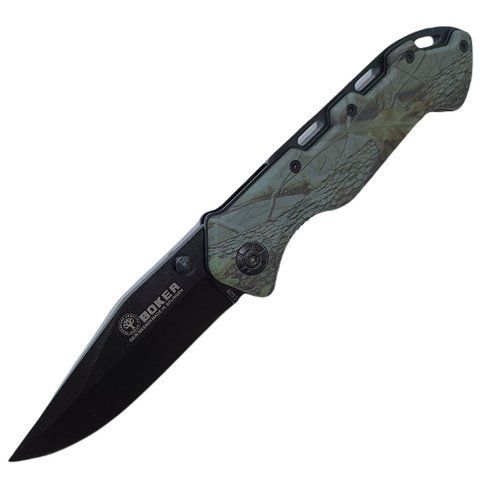Тактический складной нож Boker C026 с клипсой 20см Grey (7_00223) 7_00223 фото