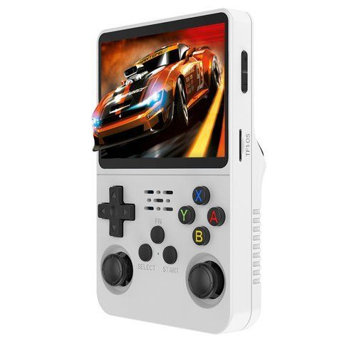 Игровая приставка консоль RIAS R36S Linux 3.5" IPS 32/64 Gb 15000 игр White (3_04984) 3_04984 фото