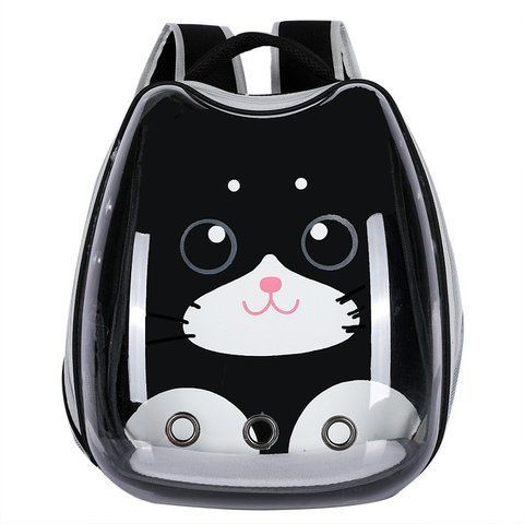 Рюкзак для перенесення домашніх тварин CosmoPet CP-103 40х28х34см Black (3_06535) 3_06535 фото