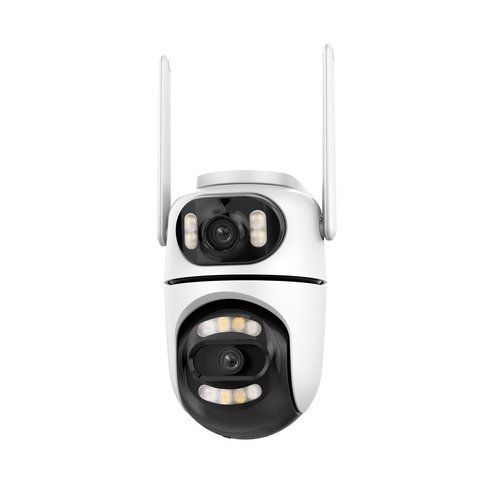 IP камера відеоспостереження RIAS Q2 (iCSee APP) Wi-Fi 2 об'єктива 4MP+4MP White (3_07406) 3_07406 фото
