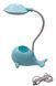 Настольная светодиодная лампа RIAS BL-6588 "Кит" аккумуляторная Blue (7_01377) 7_01377 фото 2
