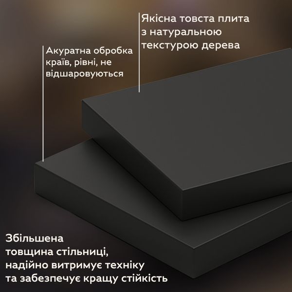Компьютерный стол RIAS A657B-160 с металлическим каркасом 160x60x75 см Black (3_08203) 3_08203 фото
