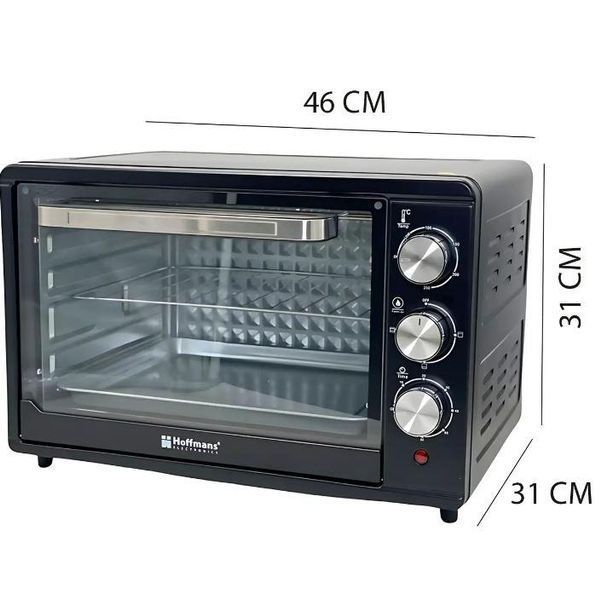 Электрическая мини-печь Hoffmans HM-751 45L 2000W Black (3_07233) 3_07233 фото