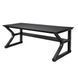 Компьютерный стол RIAS A657B-160 с металлическим каркасом 160x60x75 см Black (3_08203) 3_08203 фото 1