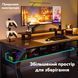 Компьютерный стол RIAS A657B-160 с металлическим каркасом 160x60x75 см Black (3_08203) 3_08203 фото 7