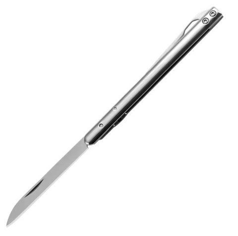 Розкладний ніж MetalPen у вигляді ручки з кліпсою 18см Silver (7_01013) 7_01013 фото