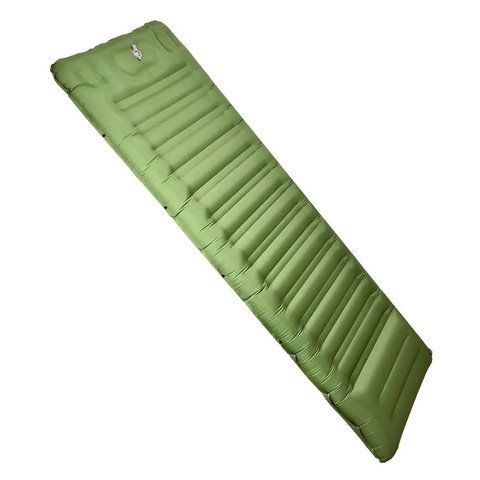Туристичний килимок-матрац самонадувний RIAS WSI65063-1 192x68x8 см Green-Grey (7_03197) 7_03197 фото