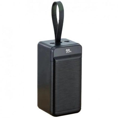 Зовнішній акумулятор Power Bank XO PR158 QC22.5W PD20W 2xUSB Type-C 50000 mAh Black (3_04066) 3_04066 фото