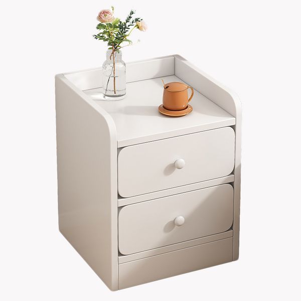 Приліжкова тумба RIAS P7CD-2 з двома ящиками 40x30x50 см White (3_08156) 3_08156 фото