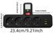 Сетевой фильтр RIAS 8028UL 4 розетки 2 USB 1 Type-C LED 2500W Black (3_08251) 3_08251 фото 7