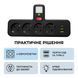 Сетевой фильтр RIAS 8028UL 4 розетки 2 USB 1 Type-C LED 2500W Black (3_08251) 3_08251 фото 2