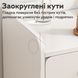 Приліжкова тумба RIAS P7CD-2 з двома ящиками 40x30x50 см White (3_08156) 3_08156 фото 7