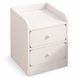 Приліжкова тумба RIAS P7CD-2 з двома ящиками 40x30x50 см White (3_08156) 3_08156 фото 2
