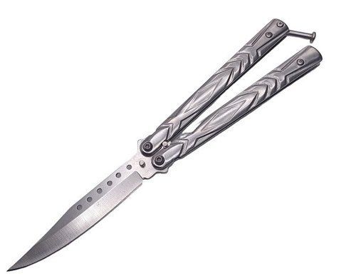 Нож-бабочка BSH -1 21см Silver (7_01014) 7_01014 фото