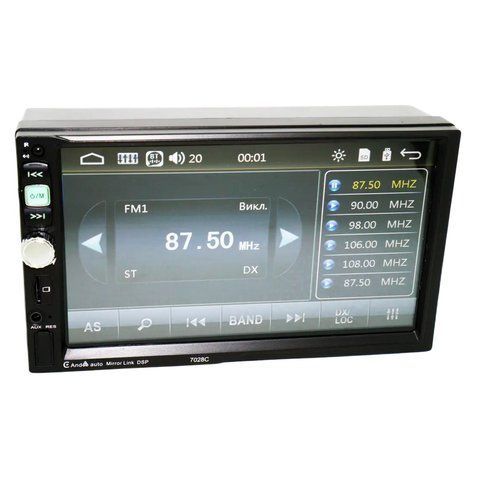 Автомагнітола 7028C 2din 7" USB+SD+Bluetooth (коротка база) з Пультом 4х45W (3_03388) 3_03388 фото