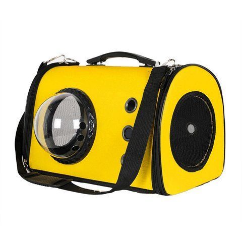 Сумка для перенесення домашніх тварин CosmoPet CP-19 з ілюмінатором 43x29x23см Yellow (3_04855) 3_04855 фото